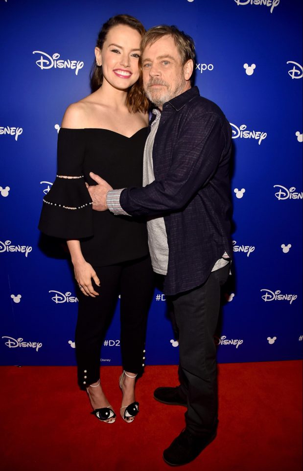  Star Wars veteran Mark Hamill and his late co-star Carrie Fisher were among this year’s recipients of the Disney Legends Award