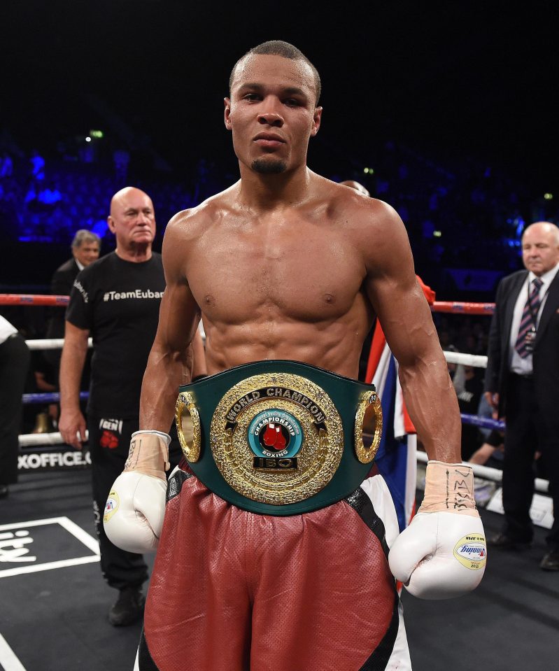 Chris Eubank sealed his place in the boxing tournament - and will put his IBO title on the line