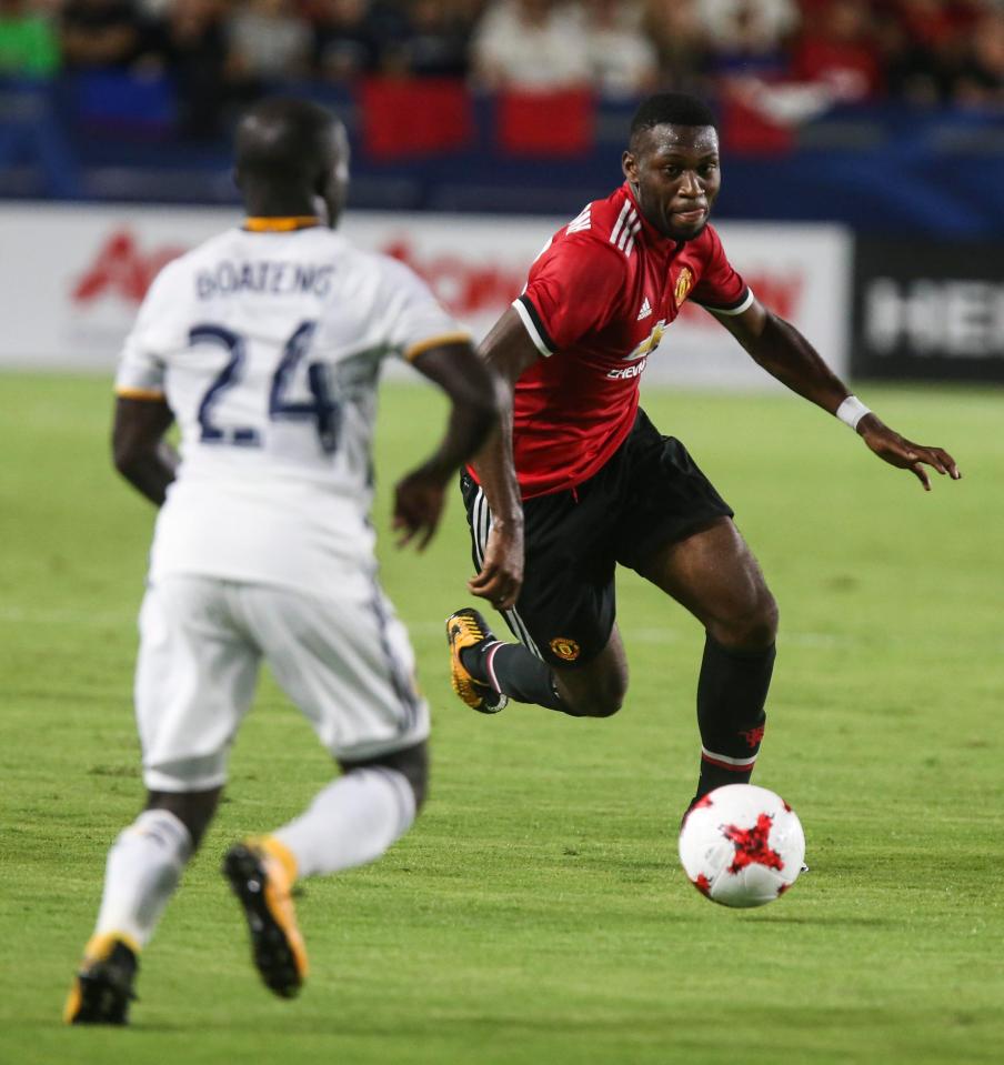 Timothy Fosu-Mensah is another youngster being given a run-out