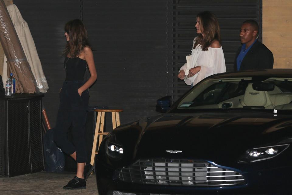  The pair headed home after a late dinner together at Malibu’s posh Japanese eatery, Nobu