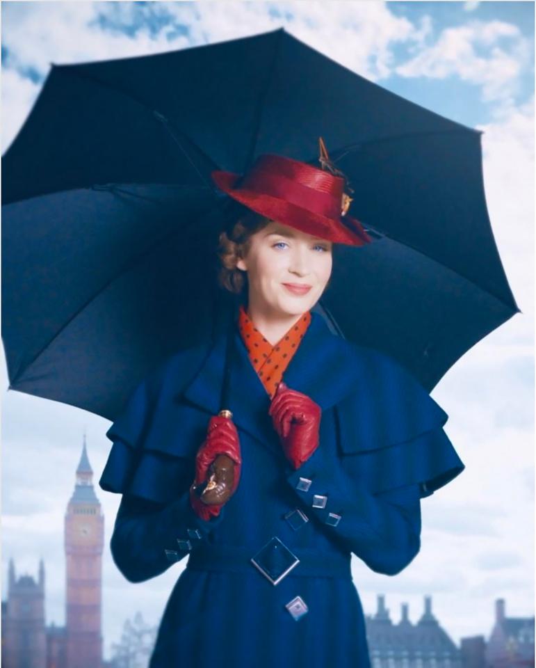  Emily Blunt is playing Mary Poppins for the sequel