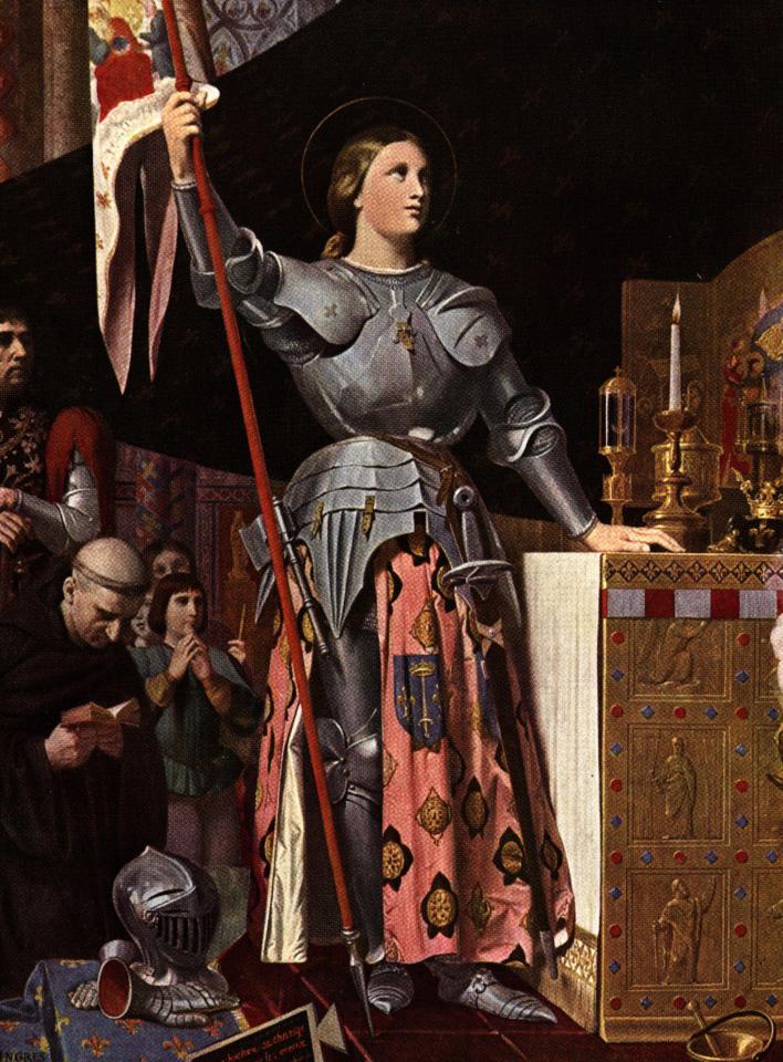  An image of Saint Joan of Arc (1412 - 1431)