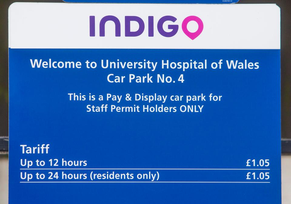 Medics have been at war with private company Indigo that runs the hospital car park over its lack of staff spaces 