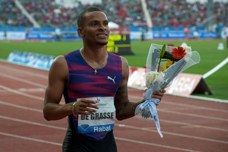 Andre de Grasse has been one of the quickest men in the world this year