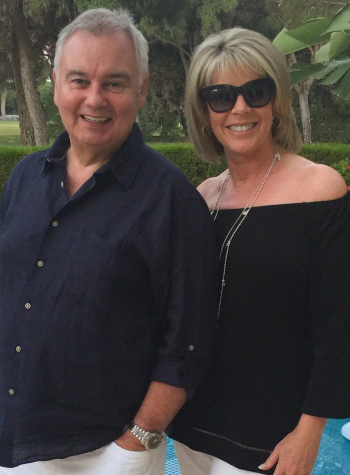  Eamonn and Ruth have been soaking up the sun on their break from TV