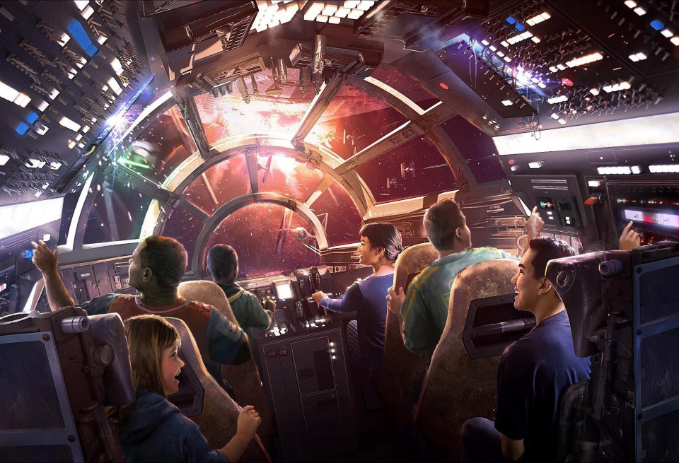 If visitors do well while piloting the Falcon they’ll be rewarded with extra Galactic Credits