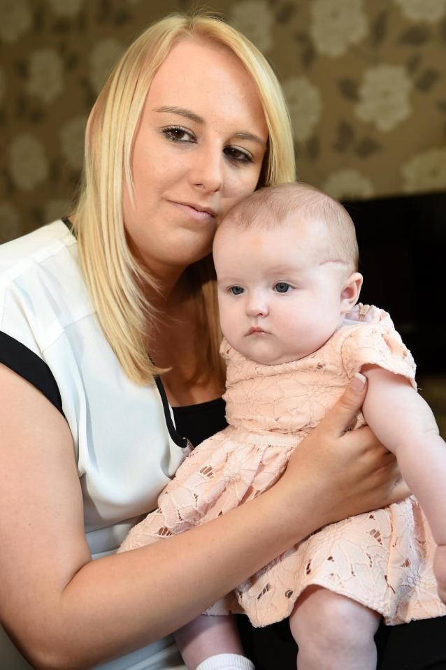 Emma Edwards was having a caesarean section when he baby's head was cut