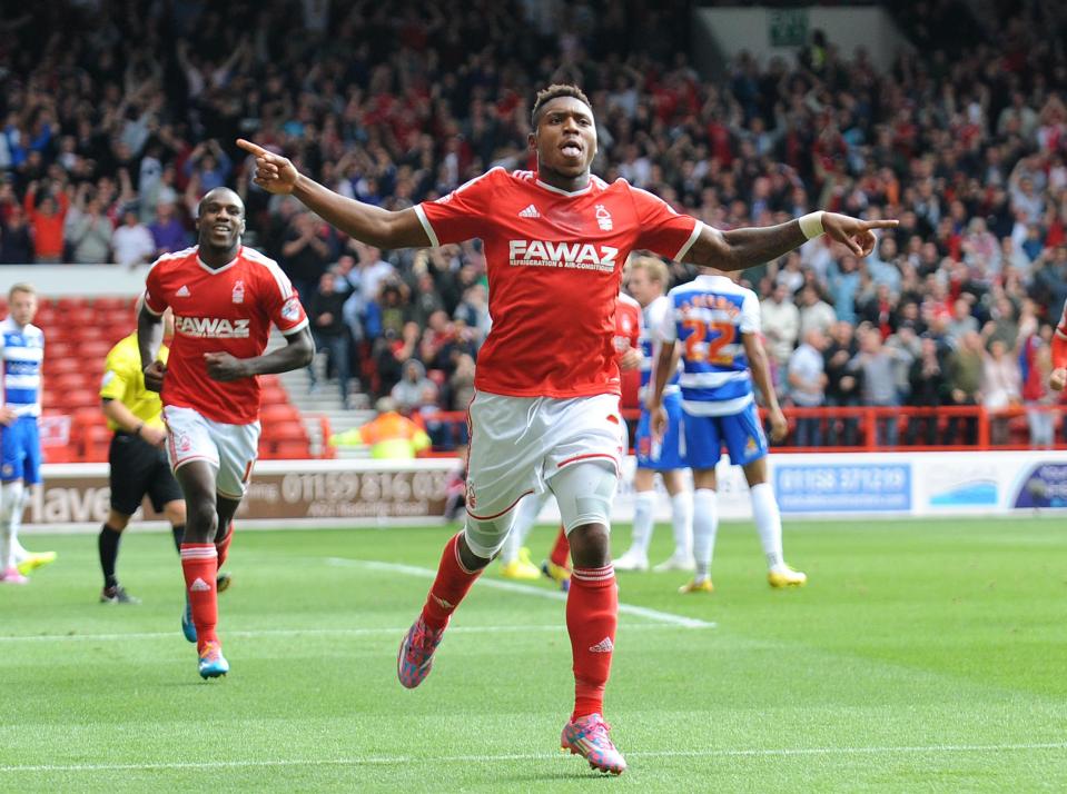 Britt Assombalonga scored some crucial goals as he kept Forest in the Championship