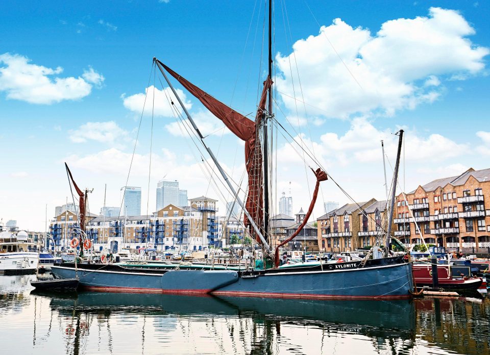  The 91-year-old houseboat, called Xylonite, was chartered by producers of Christopher Nolan's film