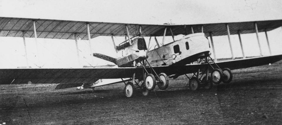  He made the decision after a German Gotha warplane (like the one pictured) bombed a primary school - killing 18 pupils