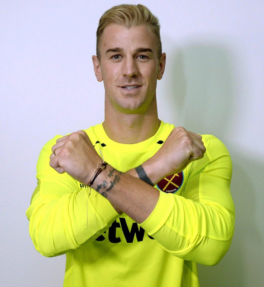 Hart pulls off the Hammers trademark Irons pose