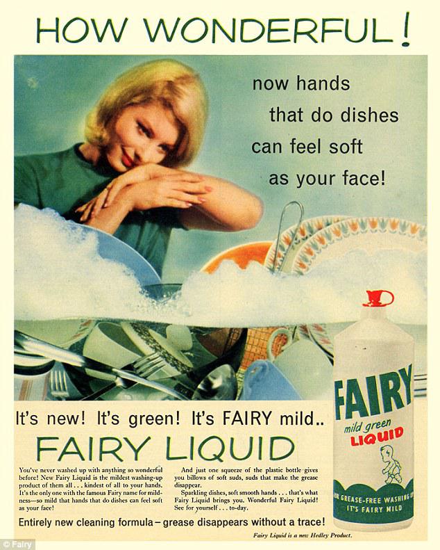  Adverts have historically aimed cleaning products at women