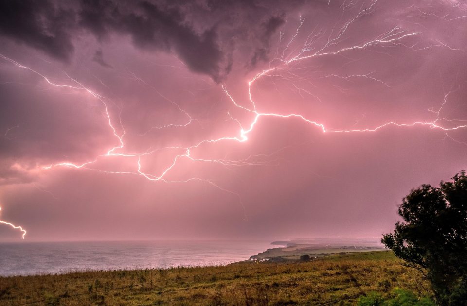  A simple counting technique can be used to work out roughly how far away a storm is