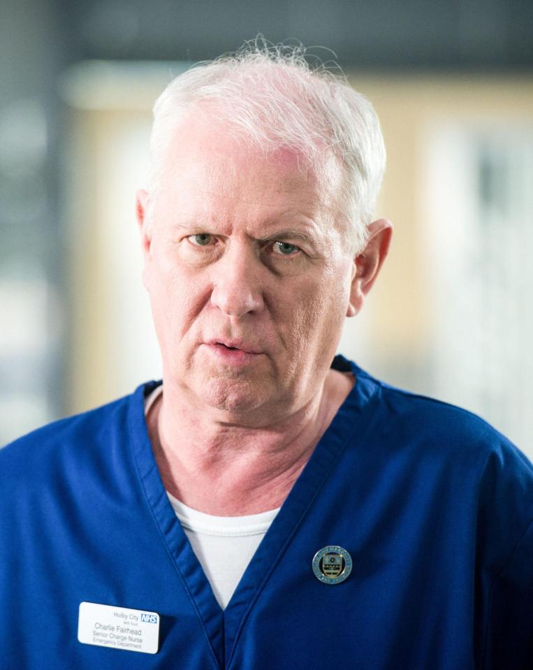 Derek Thompson plays the character Charlie on Casualty 