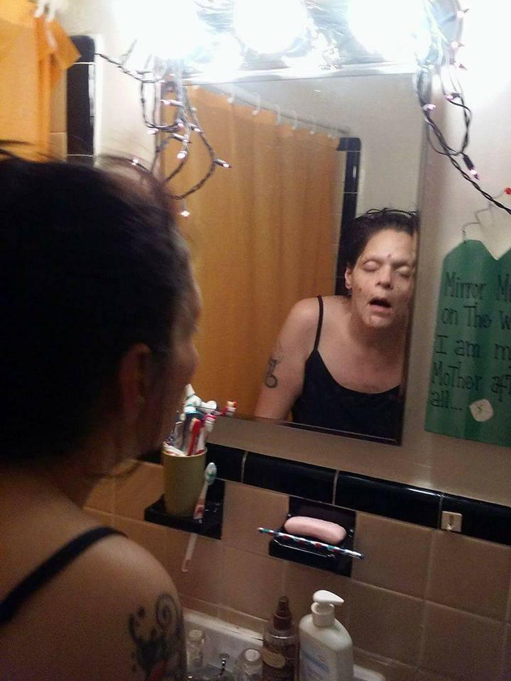  She explained she has friends who 'need to see' the shocking consequences of addiction