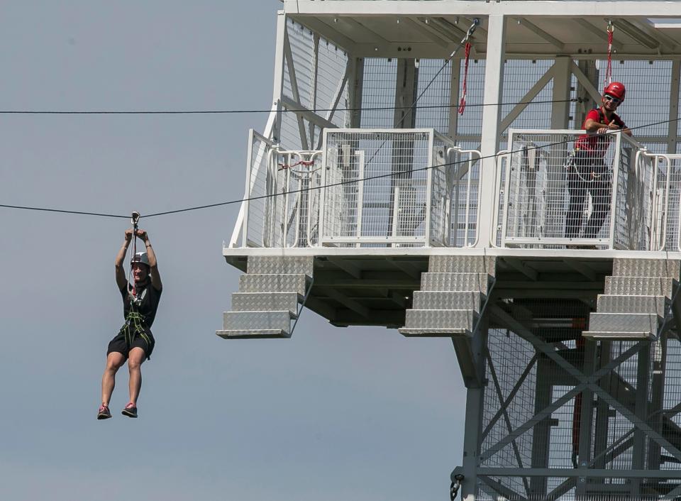  Adrenaline courses through my body and my heart is pumping as I am hauled off the line