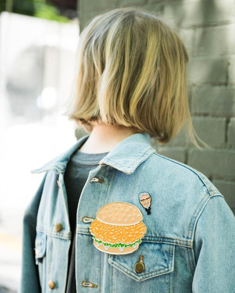  There is also a burger pin for £15.35 for those looking to wear their love for the food on their lapels