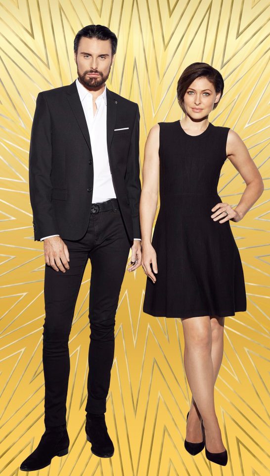  Rylan Clark-Neal and Emma Willis resume their hosting duties for CBB 2017