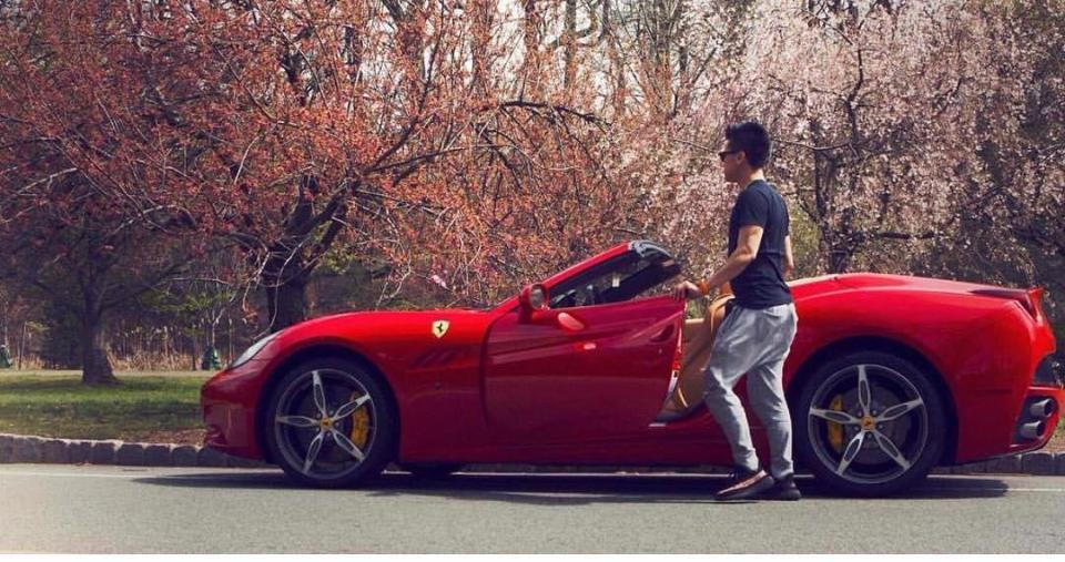  Flashy cars are a common thread on the Instagram page