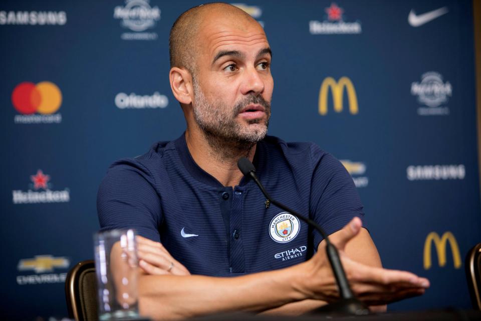 Pep Guardiola Man City