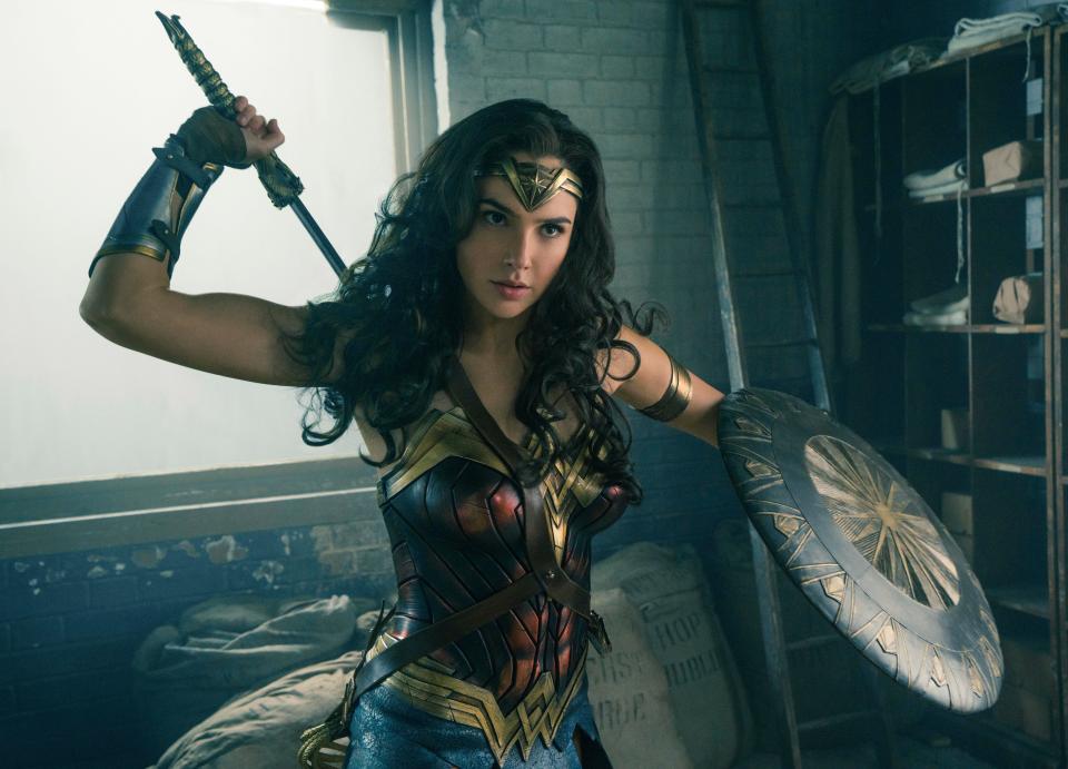  Gal Gardot impressed as Wonder Woman in the 2017 hit movie