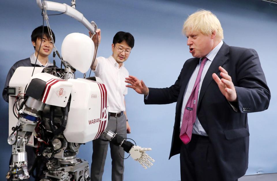  Boris is on a mission to boost trade and security links between the UK and Japan