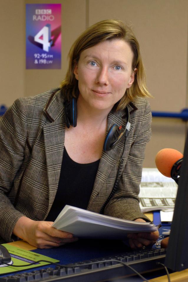 Sarah Montague, one of the presenters of the Today programme, is not on the list