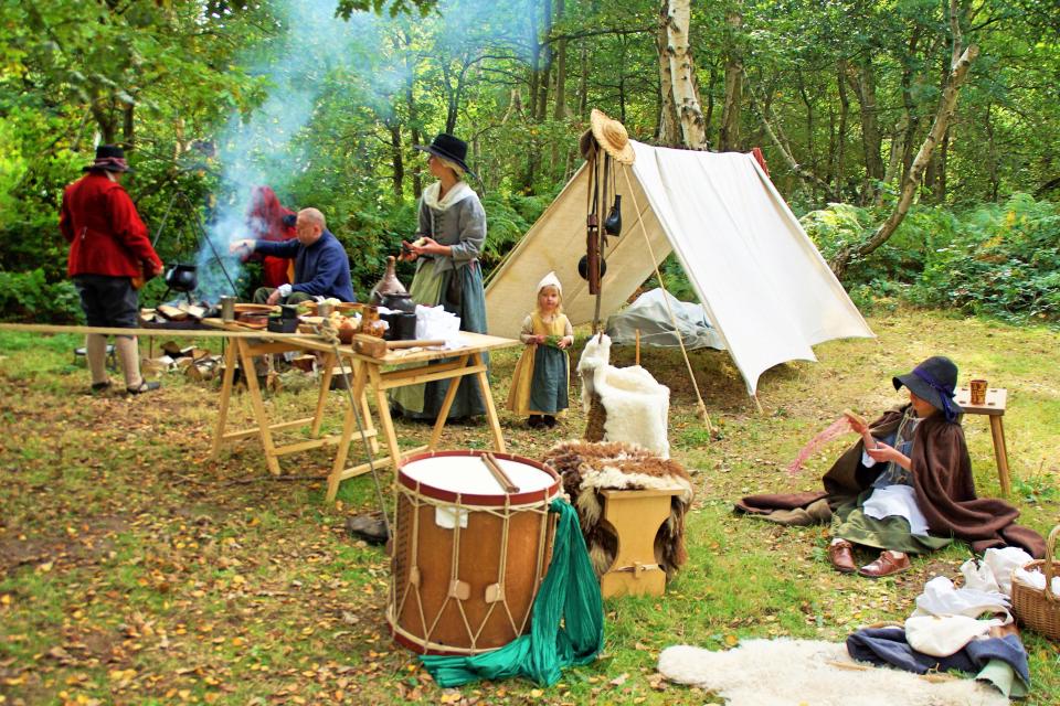  Families can camp out in front of the Major Oak in Sherwood Forest to see Robin Hood and his Merry Men escape from the evil Sheriff