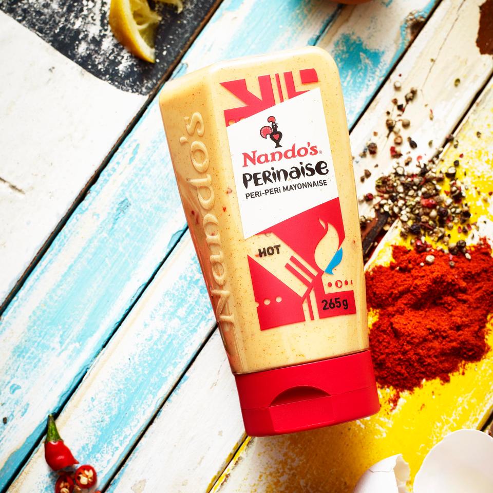 Nando's has introduced two new flavours to its PERi-PERi mayo, including a Hot version