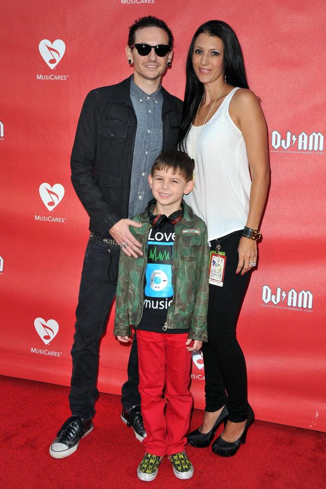  Chester and Talinda with their son Tyler Lee in 2013