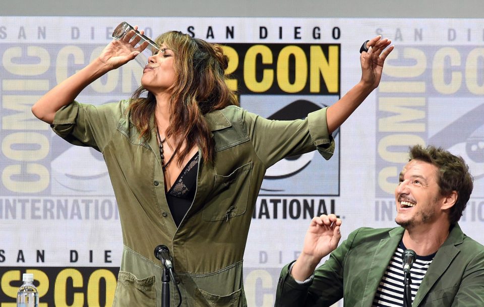  Halle Berry stunned fans by chugging 'half a pint of whiskey' at Comic-Con