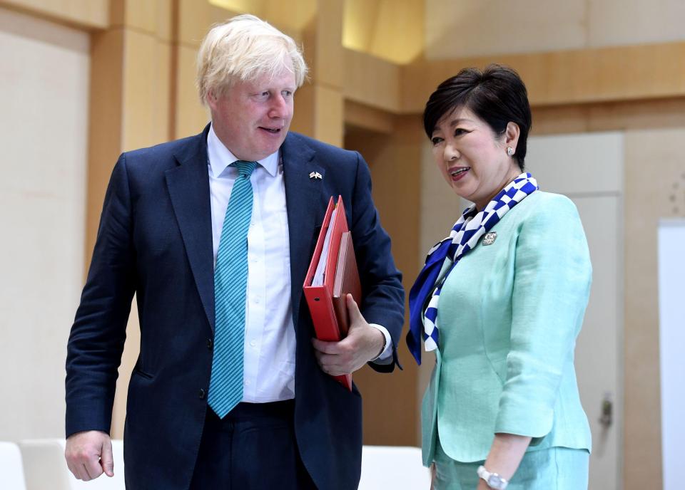  He insisted the UK stood 'shoulder to shoulder' with Japan as the country tries to halt North Korea's nuclear and missile tests