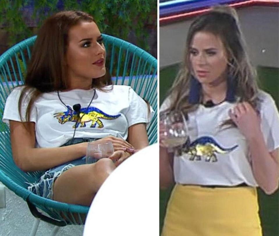  Amber and Camilla looked top notch in this dinosaur tee, which they've both slipped on this series