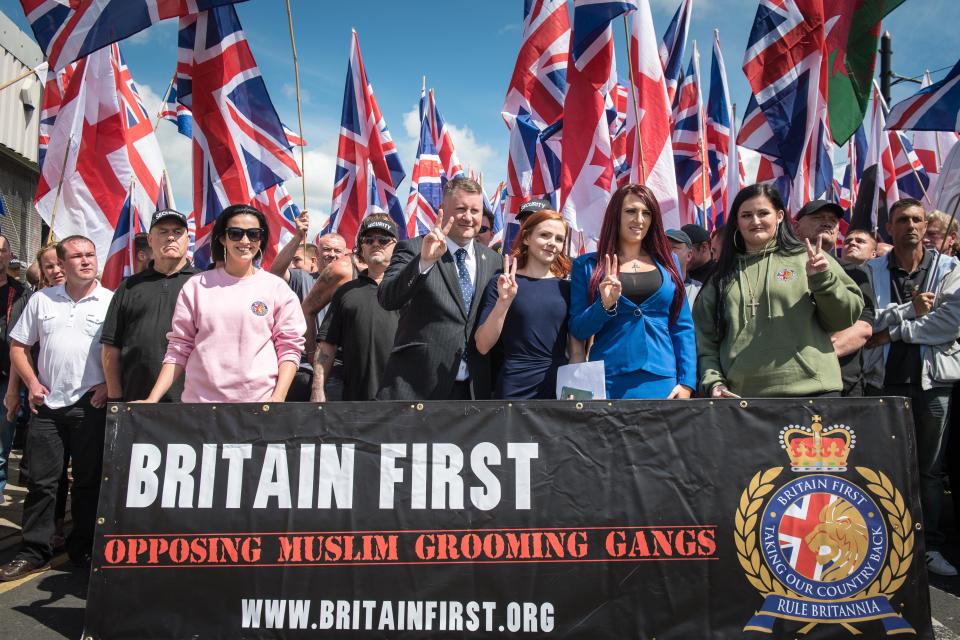  Britain First are a right-wing anti-immigration political party