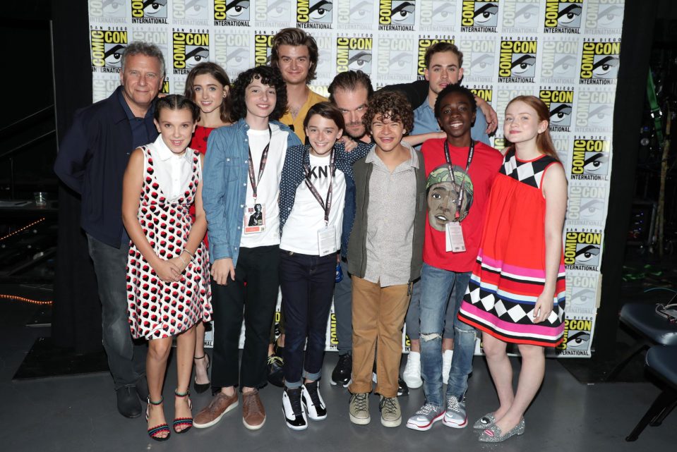  The cast attended the Comic-Con event in San Diego on Saturday