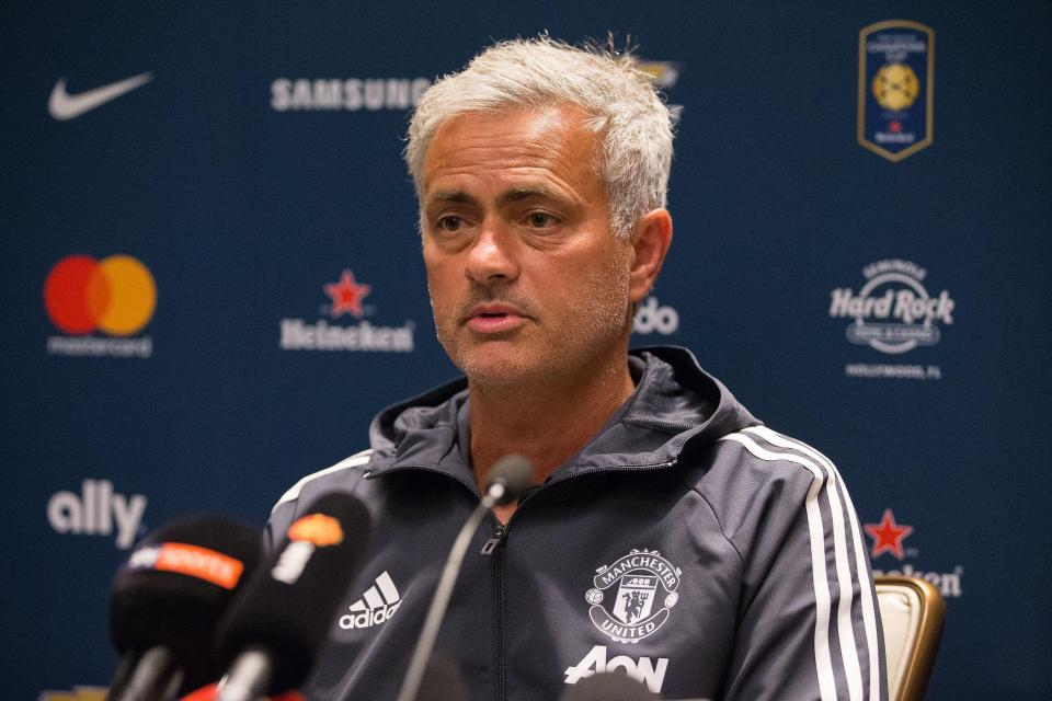 Jose Mourinho was speaking ahead of Manchester United's pre-season friendly against European champions Real Madrid