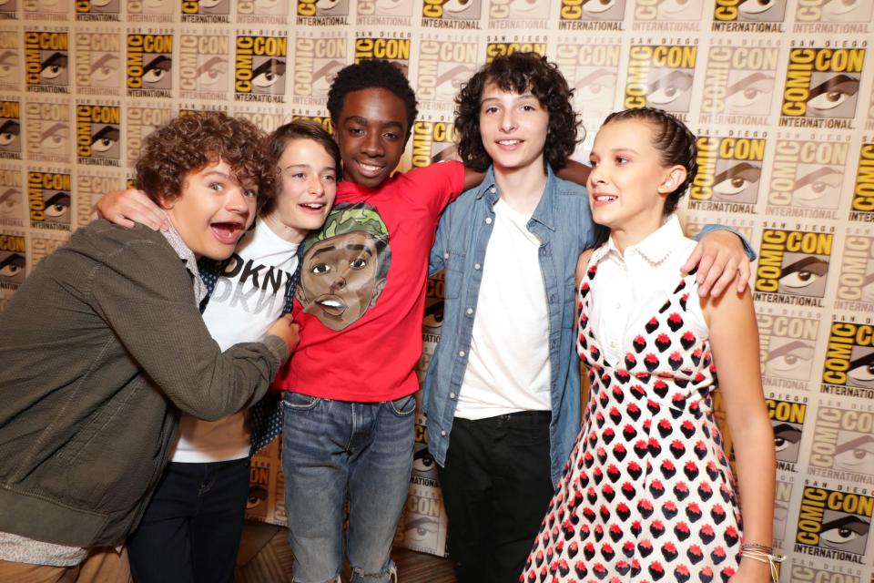  Millie Bobby Brown joined her male co-stars to drop hints about series two