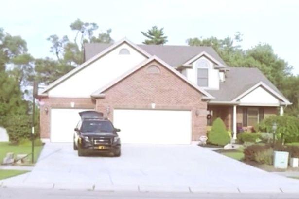  Officers believe the baby was buried alive around ten to 12 weeks ago at the house in Ohio