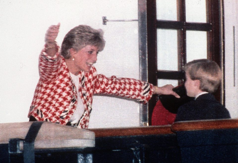  The Princess of Wales stuffed sweets in her sons socks before football games