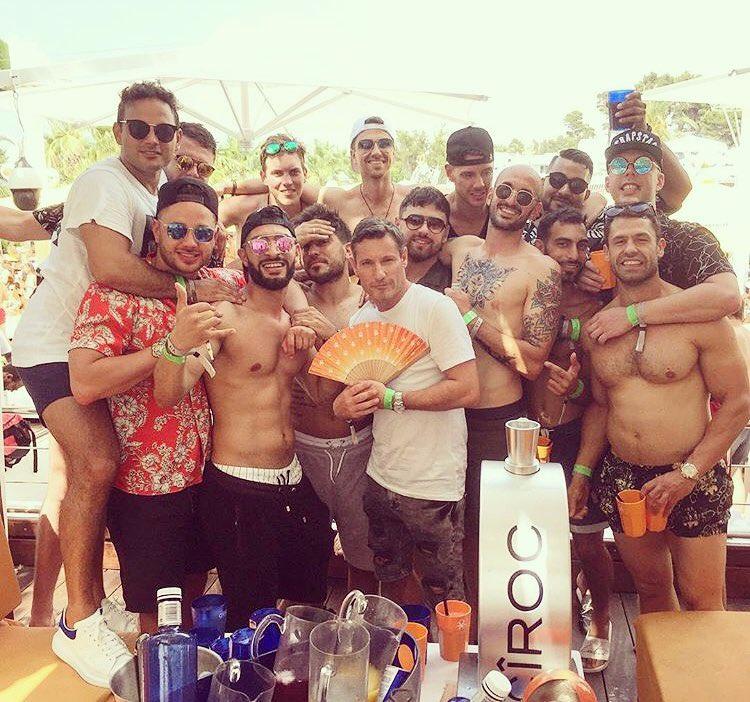  Ryan and Scott were recently in Ibiza for brother Adam's stag do