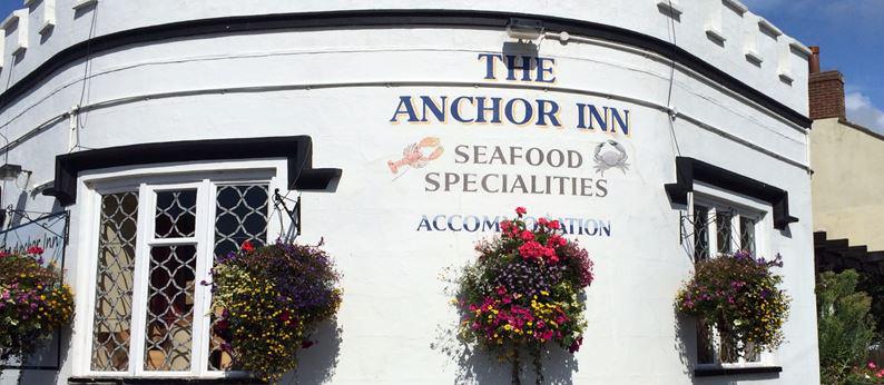  Specialities at the Anchor Inn include hand-dived scallops and lobsters and crab potted daily by local fishermen