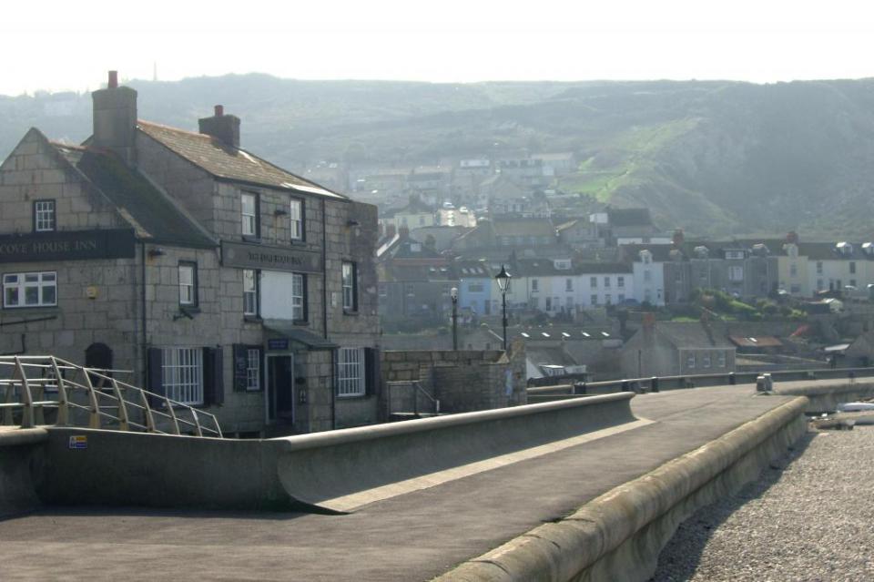  The Cove Inn Pub sits right on Chesil Beach– a 16 mile sweeping beach of pebbles