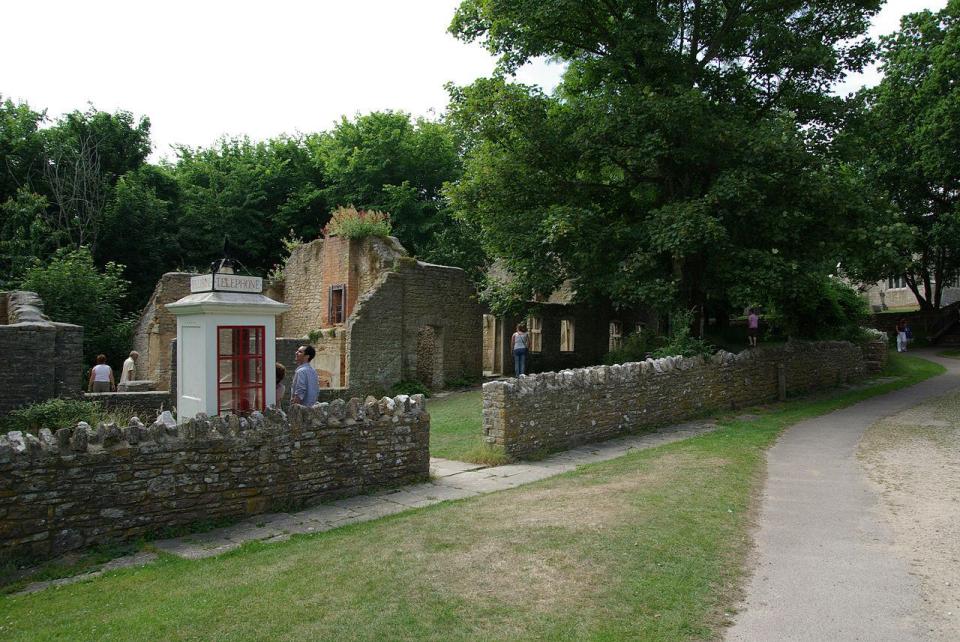  Tyneham is a ghost village with a population of zero