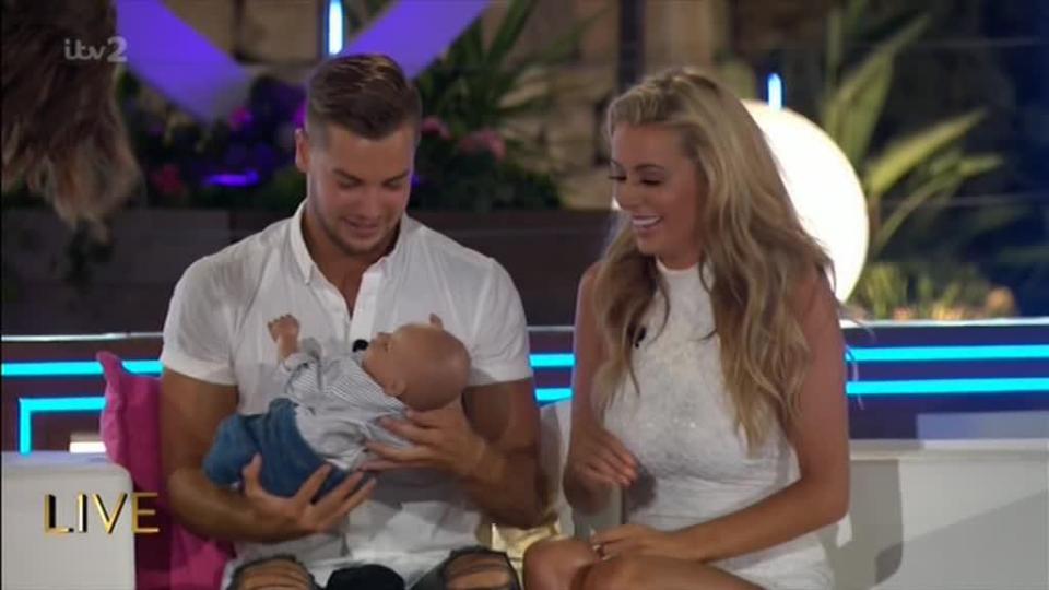  They were thrilled when they were reunited with their 'baby son' Cash