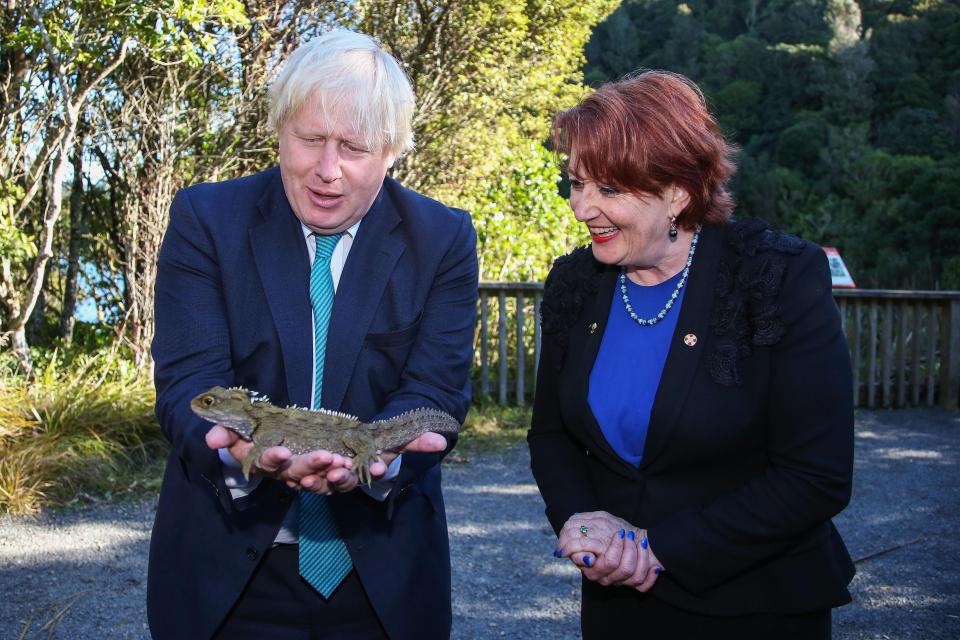  But he had no problems getting hold of the Tuatara lizard