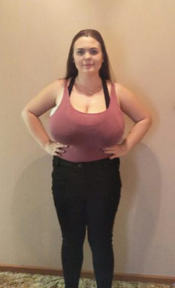  Sheridan, who had DD boobs at the age of 10, has to splash out up to £70 on bras to fit her huge chest