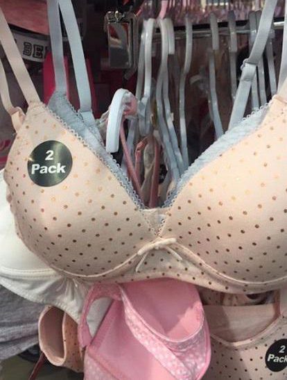  The bras are £5 for two