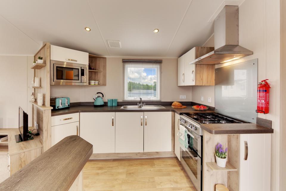  Enjoy a holiday in style with this luxurious caravan