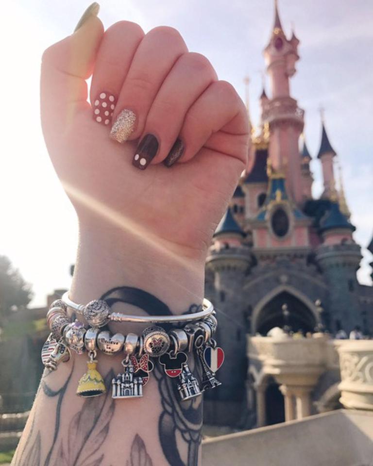  Emily’s extraordinary collection includes a Disney-themed Pandora bracelet worth £1000