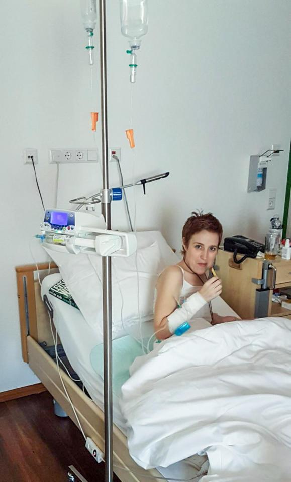  Louise was diagnosed with cervical cancer in February last year